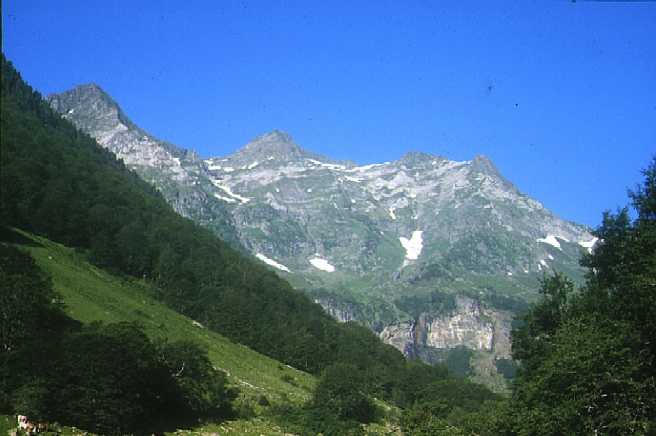 La Plagne de Sentein et le Pic de la Montagnette